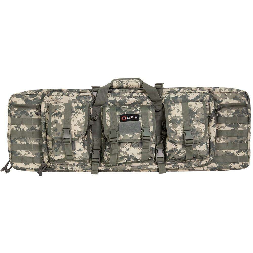 Soft Gun Cases G Outdoors Inc. 600D Polyester GPS DRC36ACU    DOUBLE RIFLE CASE    36"  ACU CAMO